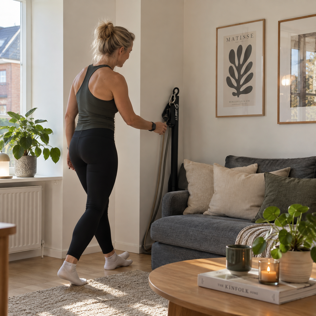 JAAFIT PRO training in the living room